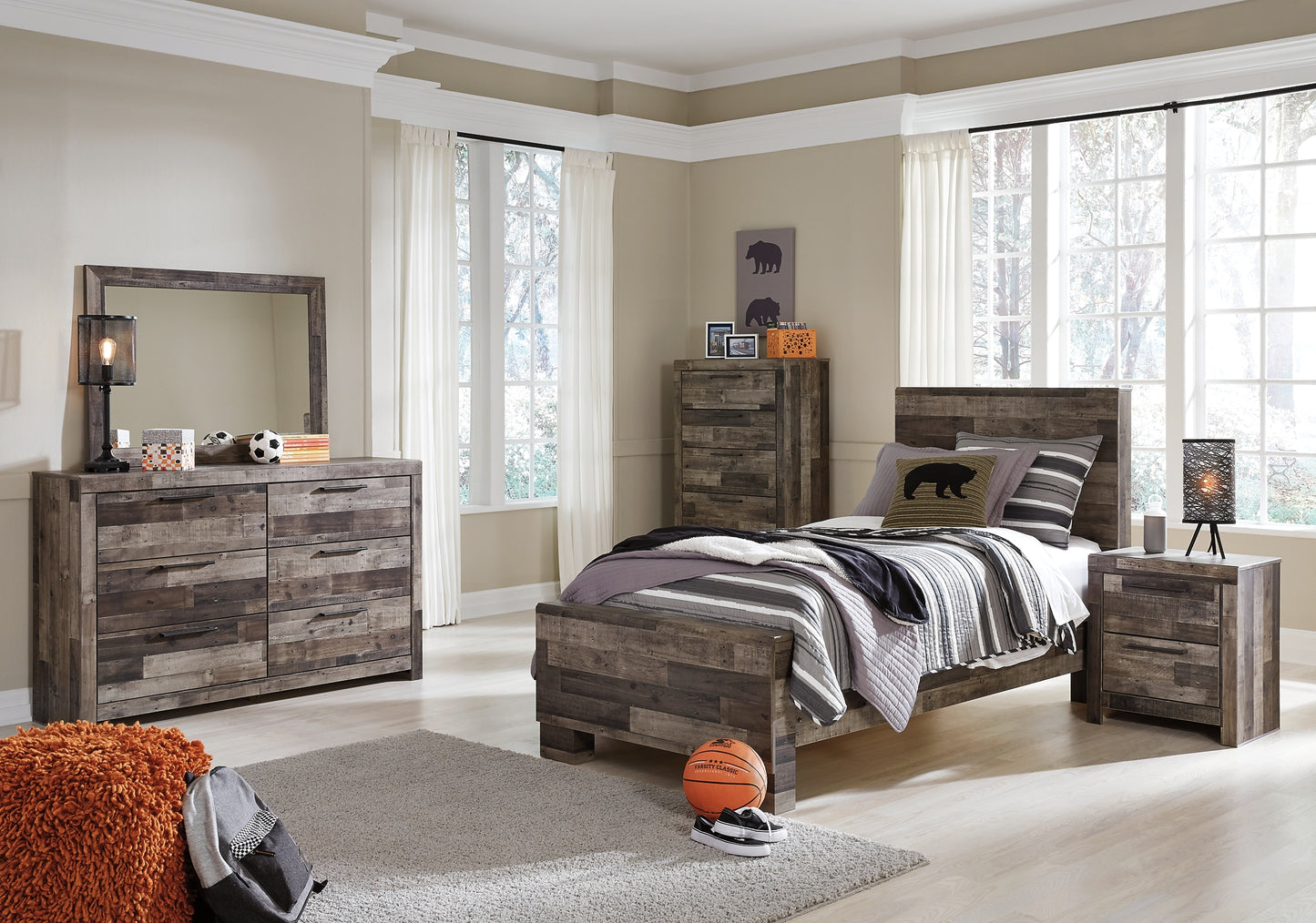 Derekson Panel Bed
