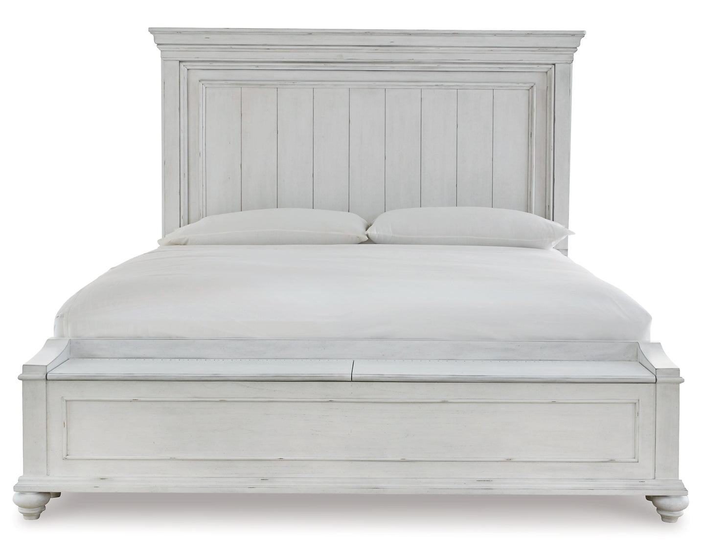 Kanwyn Panel Bed With Storage Bench