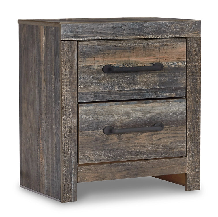 Drystan Bookcase Bed With 2 Storage Drawers With Mirrored Dresser, Chest And Nightstand