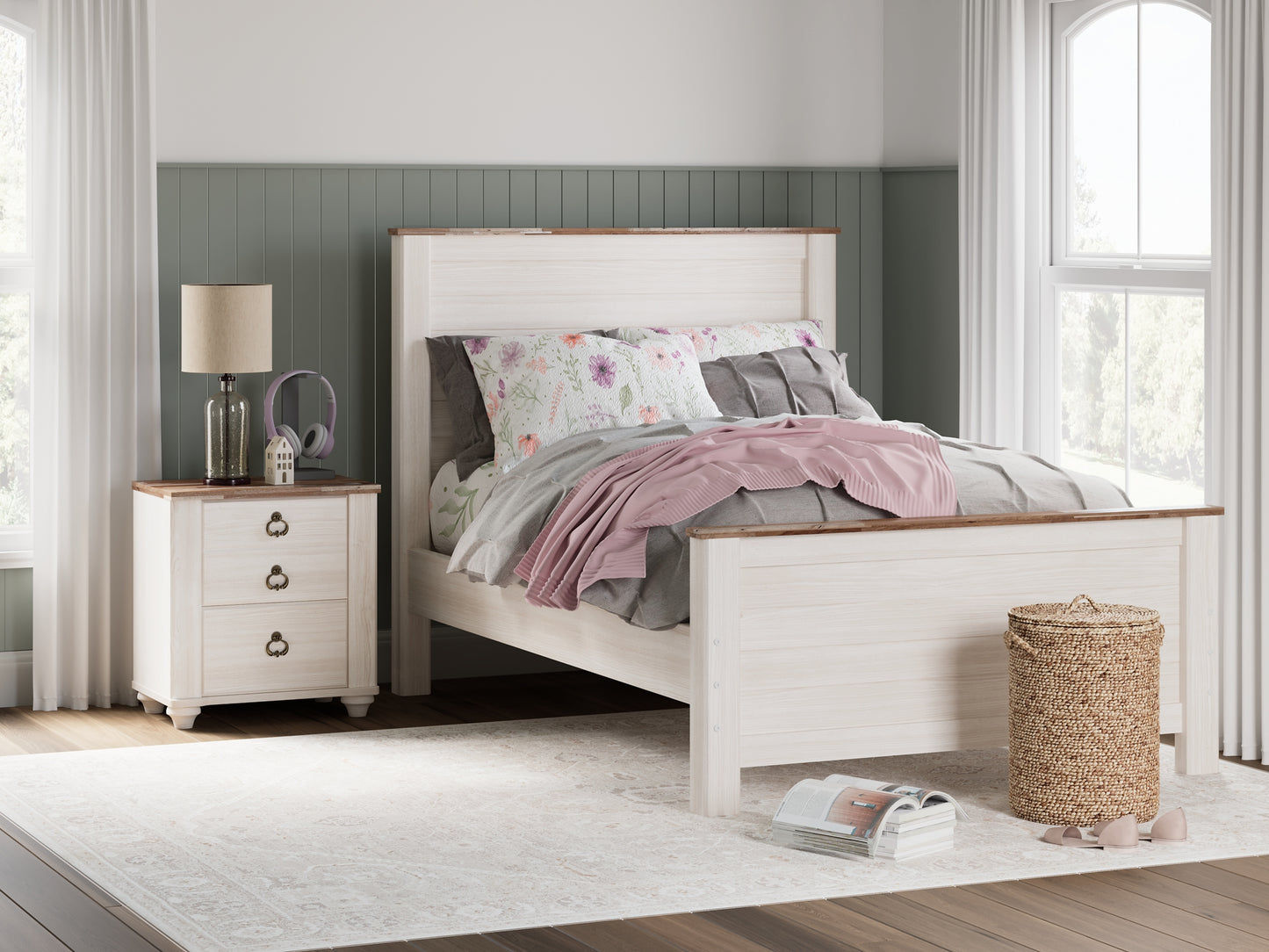 Willowton Panel Bed