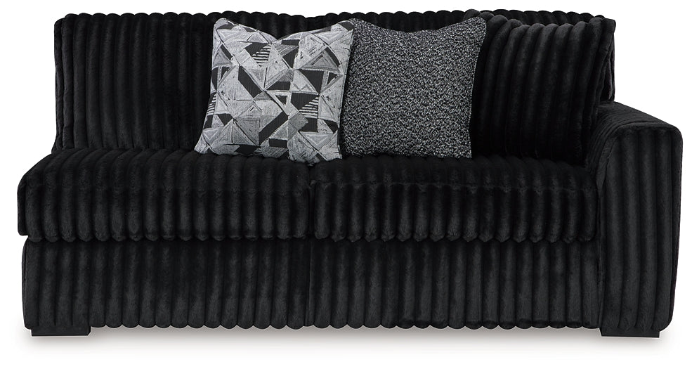 Midnight-Madness 3-Piece Sectional with Chaise