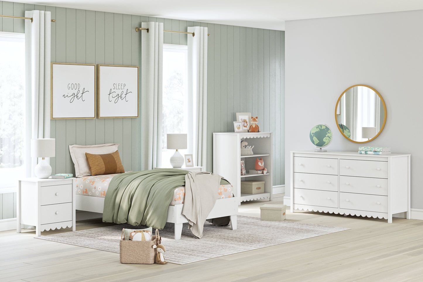 Hallityn Platform Bed