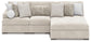 Cuddle Plush 3-Piece Sectional with Chaise