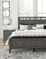 Montillan Queen Panel Bed with Mirrored Dresser, Chest and 2 Nightstands